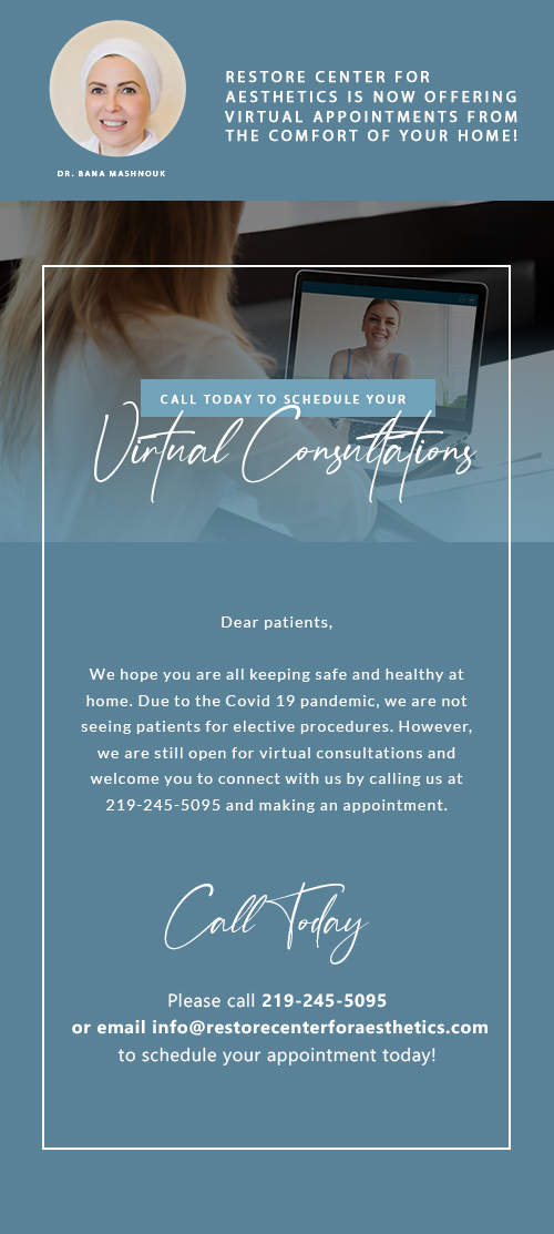 Now Offering Virtual Consultations